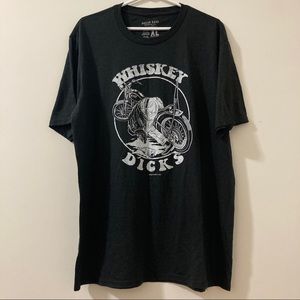 Whiskey Dicks XL dark gray/grey shirt